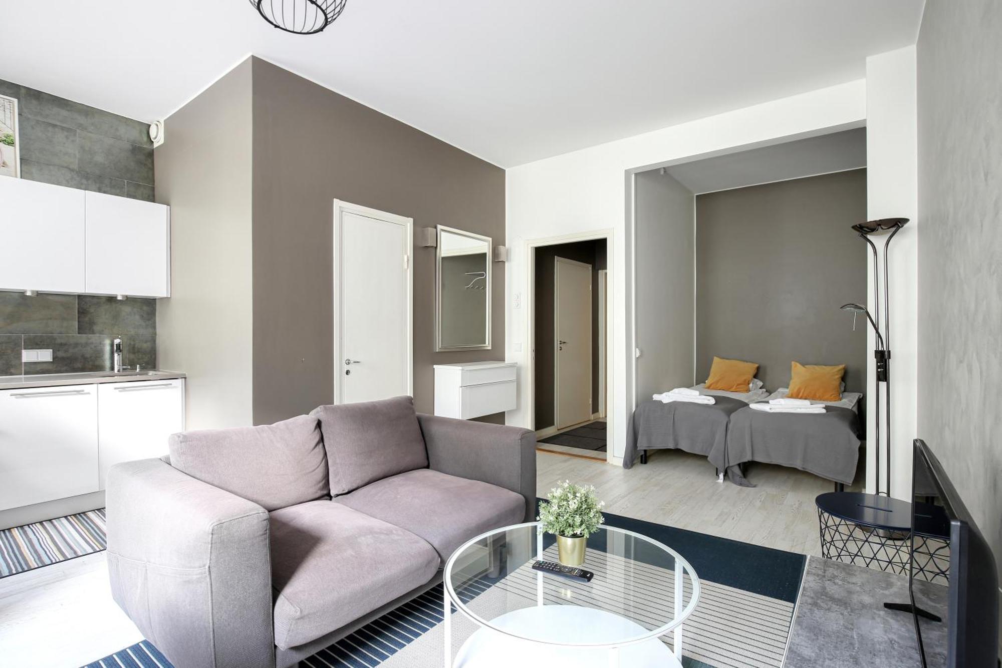 Kotimaailma Apartments Kamppi - Studio For 2 Helsinki Esterno foto